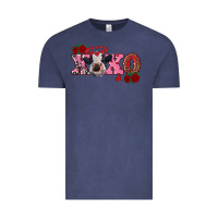 Vintage Denim xoxo calf Vintage Tee - RanaPortraitStore