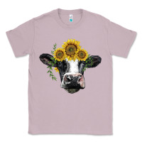 Lilac holstein cow with sunflower Classic Tee - BarkalooDesign