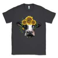 Holstein Cow With Sunflower Classic Tee | Teevron