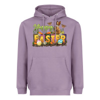 Lavender Happy Easter Heavyweight Hoodie - LillyAllenDesigns