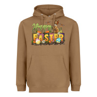 Toasted Coconut Happy Easter Heavyweight Hoodie - LillyAllenDesigns