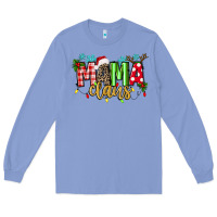 Colony Blue mama claus Long Sleeve Tee - texasbilliewilder