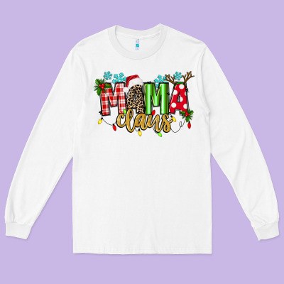 Mama Claus Long Sleeve Tee Designed By Texasbilliewilder