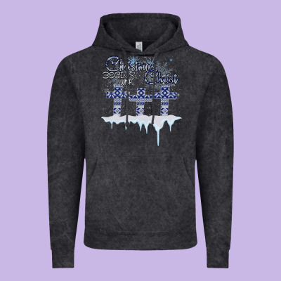 Christmas Christ Begins With Vintage Hoodie Designed By Bettercallsaul