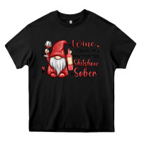 Black wine because you cant run this shitshow sober Heavy Core Tee - MaliasSmallBusiness