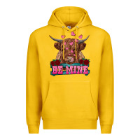 Lemon be mine highland cow Premium Hoodie - RanaPortraitStore