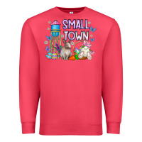 Cardinal Small Town Easter Day Premium Sweatshirt - CowhideDigitalArt