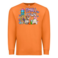 Carrot Small Town Easter Day Premium Sweatshirt - CowhideDigitalArt