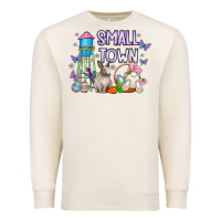 Sandshell Small Town Easter Day Premium Sweatshirt - CowhideDigitalArt