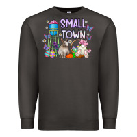 Smoke Small Town Easter Day Premium Sweatshirt - CowhideDigitalArt