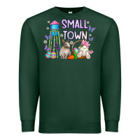 Sports Green Small Town Easter Day Premium Sweatshirt - CowhideDigitalArt