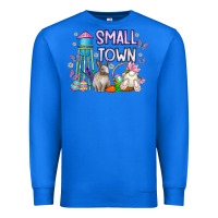 True Royal Small Town Easter Day Premium Sweatshirt - CowhideDigitalArt