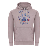 Vintage Zinc Christmas Pajamas Vintage Hoodie - Bettercallsaul