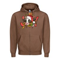 Chestnut joy christmas with cow bbs Zipper Hoodie - BundleAndBundleShop