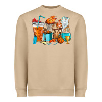 Mushroom Basketball coffee cups Heavyweight Sweatshirt - HowdyJamesFarm