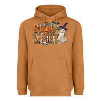 Meerkat Stay Spooky Heavyweight Hoodie - CowhideDigitalArt