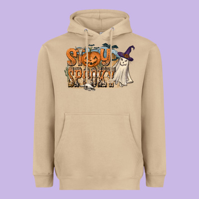 Stay Spooky Heavyweight Hoodie Designed By Cowhidedigitalart