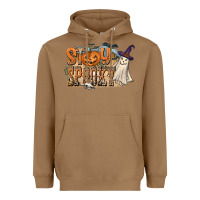 Toasted Coconut Stay Spooky Heavyweight Hoodie - CowhideDigitalArt