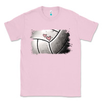 Bubblegum Pink Volleyball Brushstroke Classic Tee - RanaPortraitStore