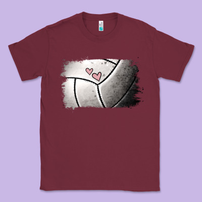 Volleyball Brushstroke Classic Tee Designed By Ranaportraitstore