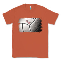 Copper Volleyball Brushstroke Classic Tee - RanaPortraitStore