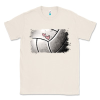 Natural Volleyball Brushstroke Classic Tee - RanaPortraitStore