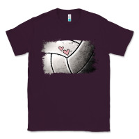 Plum Volleyball Brushstroke Classic Tee - RanaPortraitStore
