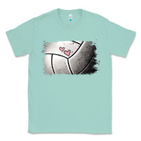 Seafoam Volleyball Brushstroke Classic Tee - RanaPortraitStore