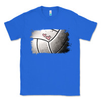True Royal Volleyball Brushstroke Classic Tee - RanaPortraitStore