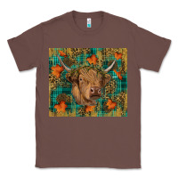 Chestnut Western Fall Cow Classic Tee - RanaPortraitStore