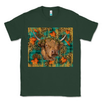 Sports Green Western Fall Cow Classic Tee - RanaPortraitStore
