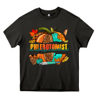 Asphalt Phlebotomist pumpkin Heavy Core Tee - NancyCooperArtShop