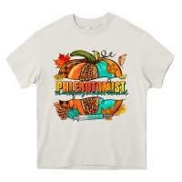 Cream Phlebotomist pumpkin Heavy Core Tee - NancyCooperArtShop