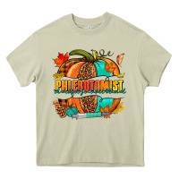 Mossy Phlebotomist pumpkin Heavy Core Tee - NancyCooperArtShop