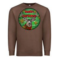 Chestnut mule buck deer head christmas Premium Sweatshirt - LillyAllenDesigns