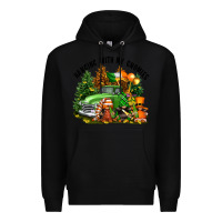 Black St. Patricks Day hanging with my gnomies Premium Hoodie - FaDigitalArtStudio