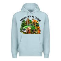 Blue Mist St. Patricks Day hanging with my gnomies Premium Hoodie - FaDigitalArtStudio