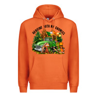 Carrot St. Patricks Day hanging with my gnomies Premium Hoodie - FaDigitalArtStudio