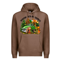 Chestnut St. Patricks Day hanging with my gnomies Premium Hoodie - FaDigitalArtStudio