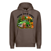 Coffee St. Patricks Day hanging with my gnomies Premium Hoodie - FaDigitalArtStudio