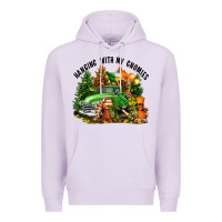 Lilac St. Patricks Day hanging with my gnomies Premium Hoodie - FaDigitalArtStudio