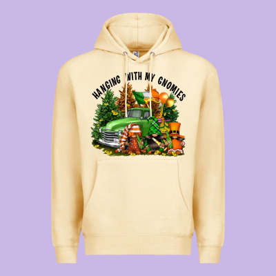 St. Patricks Day Hanging With My Gnomies Premium Hoodie Designed By Fadigitalartstudio