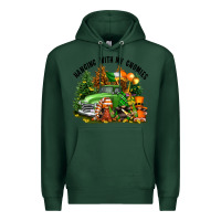 Sports Green St. Patricks Day hanging with my gnomies Premium Hoodie - FaDigitalArtStudio