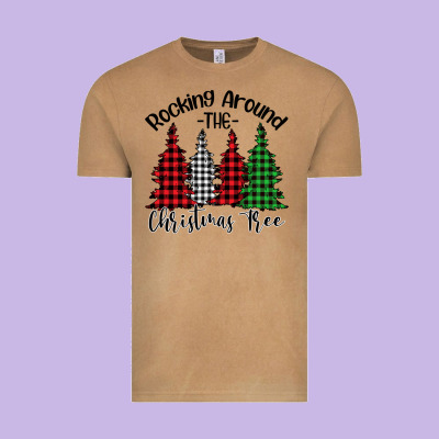 Rocking Around The Christmas Tree Vintage Tee Designed By Bettercallsaul