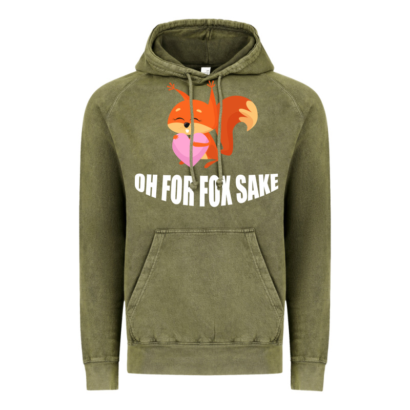 Oh, For Fox Sake Vintage Hoodie by Bettercallsaul | Teevron