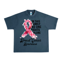 Midnight Navy in this family fights alone breast cancer awareness Urban Heavy Tee - Bettercallsaul