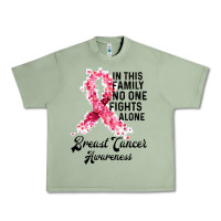 Oil Green in this family fights alone breast cancer awareness Urban Heavy Tee - Bettercallsaul