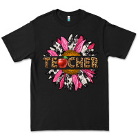 Black western teacher sunflower Premium Tee - NancyCooperArtShop