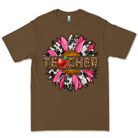 Cacao western teacher sunflower Premium Tee - NancyCooperArtShop