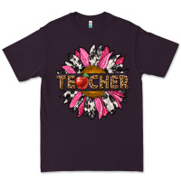 Plum western teacher sunflower Premium Tee - NancyCooperArtShop